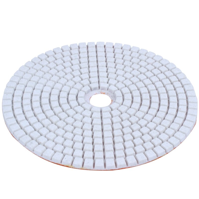 2 uds 5 pulgadas 125mm mojado almohadillas de pulido de diamante granito mármol sémola de maíz 200 y 400