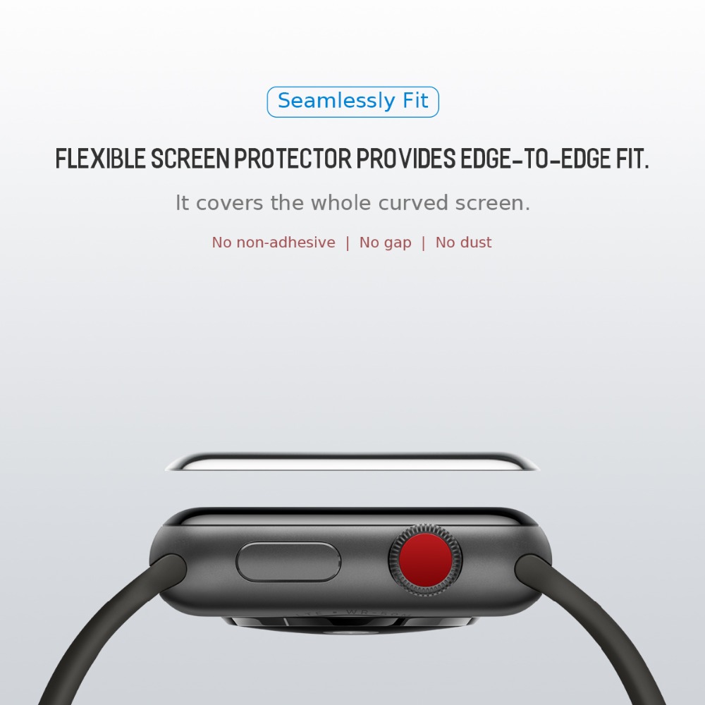 Protecteur d'écran complet 9D, pour Apple Watch 6/5/4/3 38mm 44mm, Film Hydrogel de protection d'écran pour Iwatch série 6 se 5 4 3 2