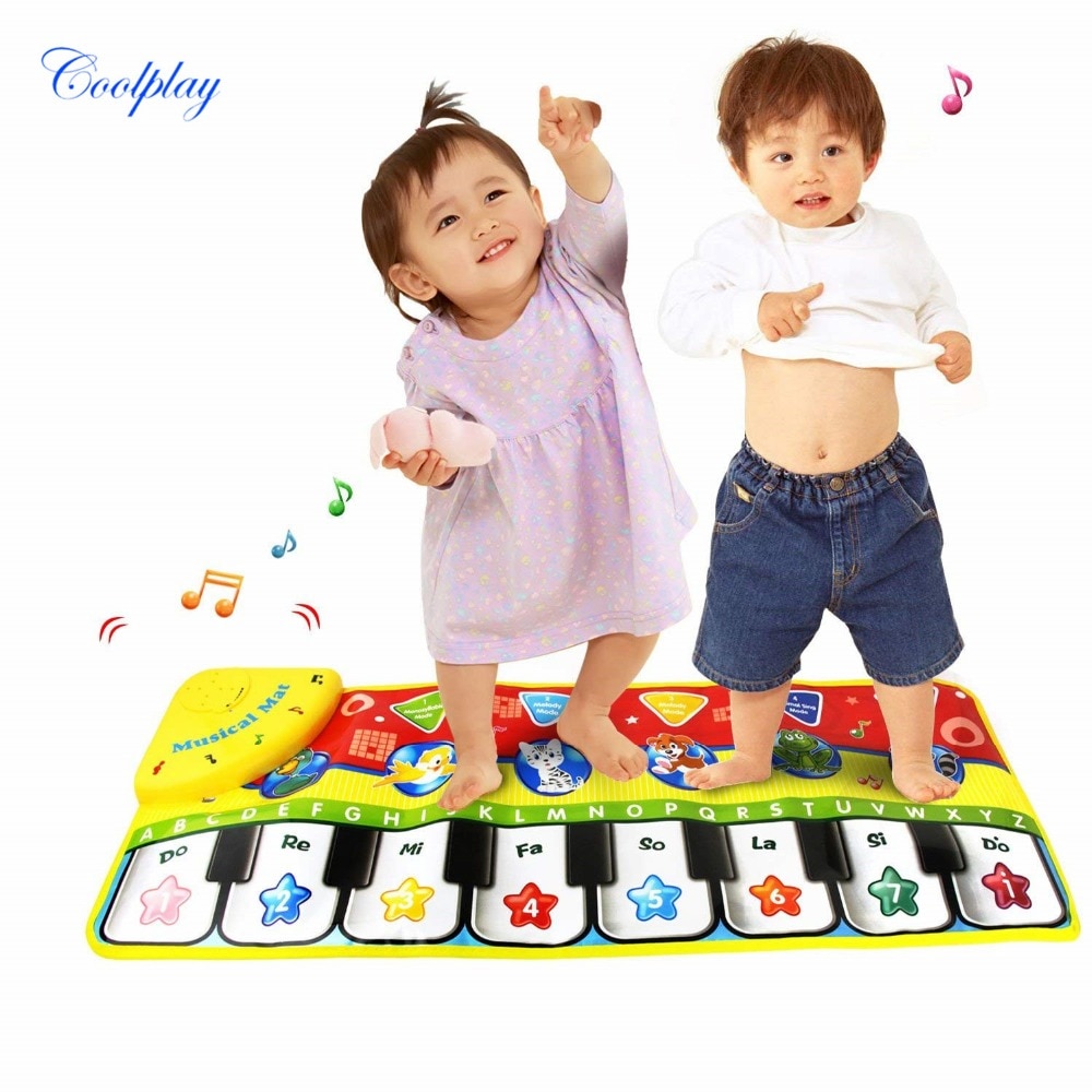 Coolplay 70X27 Cm Baby Piano Matten Muziek Tapijten Pasgeboren Kid Kinderen Touch Play Game Musical Tapijt Mat Educatief speelgoed}