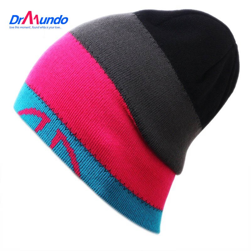 Unisex sombreros de invierno skullies y gorros térmicos al aire libre esquí sombrero de doble cara gorra de esquí toucas de inverno gorros