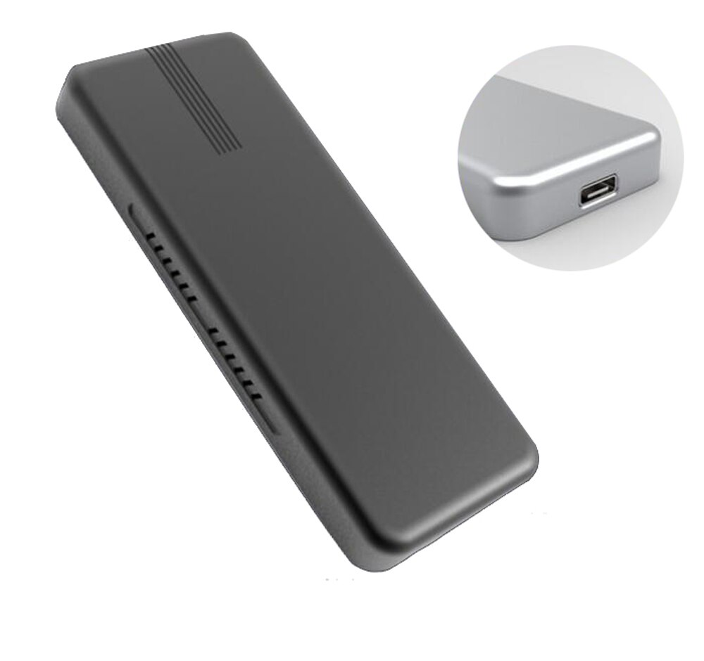 H1111z pcie nvme usb 3.1 ssd kabinett m .2 to type c adapter 10 gbps støtter 6tb kapasitet m nøkkel harddisk ekstern stasjon ssd deksel