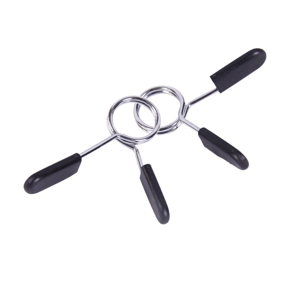 2 stuks/set 25mm halterstangklem sportschool gewichtstang halterveerkraagclips
