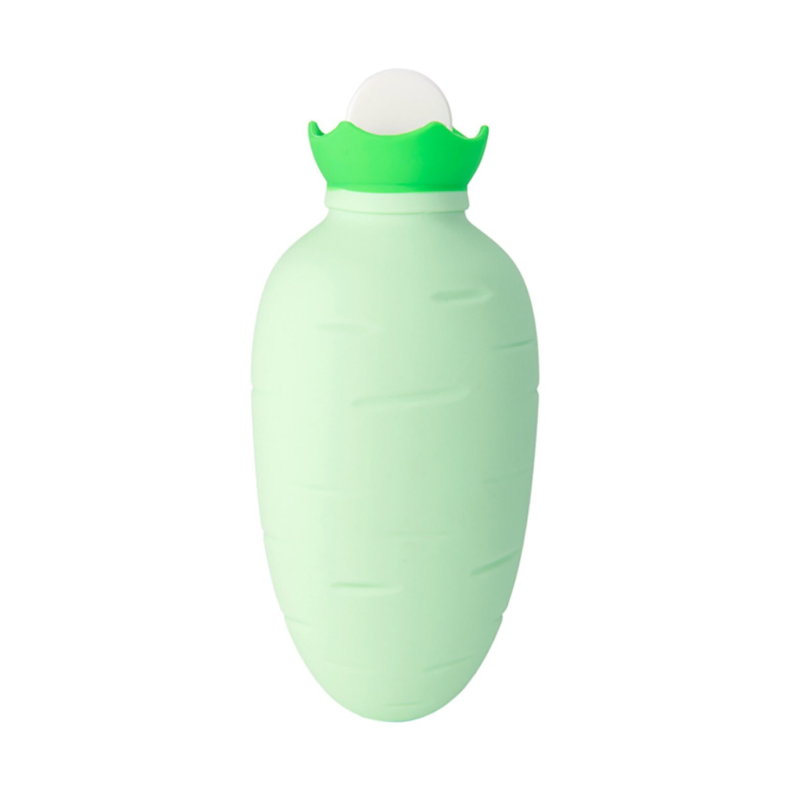 Water Bottle Color Carrot Thick PVC Silicone Rubber Water Bottle Irrigation Hand Warmers Warm Palace Warm Bag: A