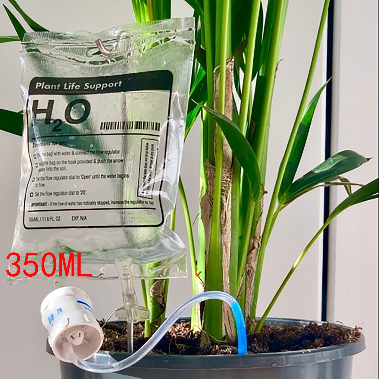 25 # Plant Life Ondersteuning Druppelirrigatie Plant Automatische Bevloeiing Planten Bloem Waterers Fles Drip Irrigatie Watering: 350ml