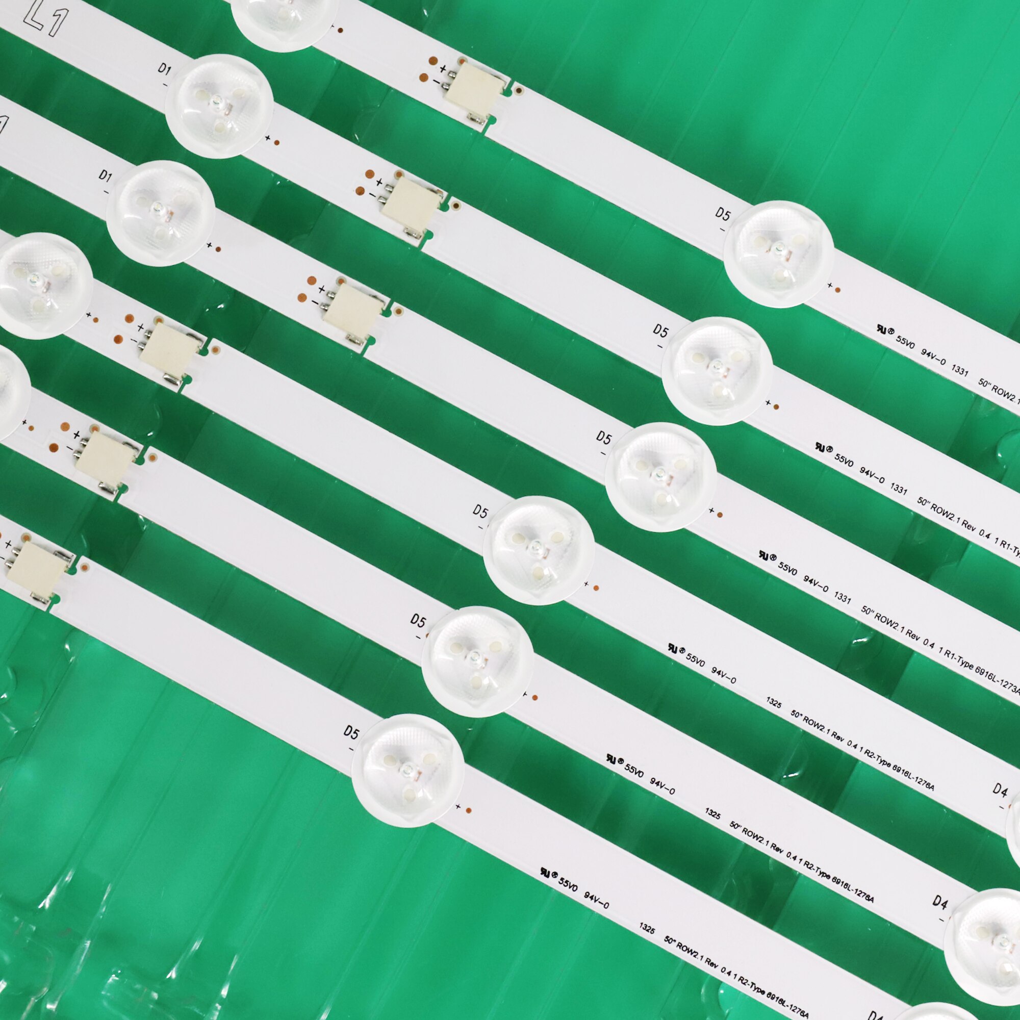 1000mm 10 LED Backlight Lamp strip For LG 50" TV 50LN5400 50LA620V 6916L-1276A 6916L-1273A 6916L-1272A 6916L-1241A