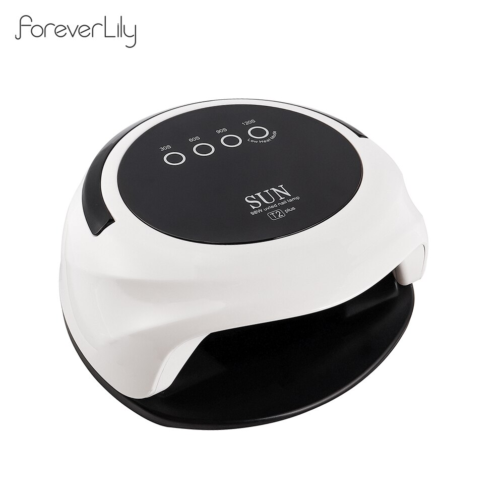 Lámpara UV grande de tipo lámpara de secador de uñas LED, gran espacio para uso en manos y pies, secado rápido, 98W 42 LED