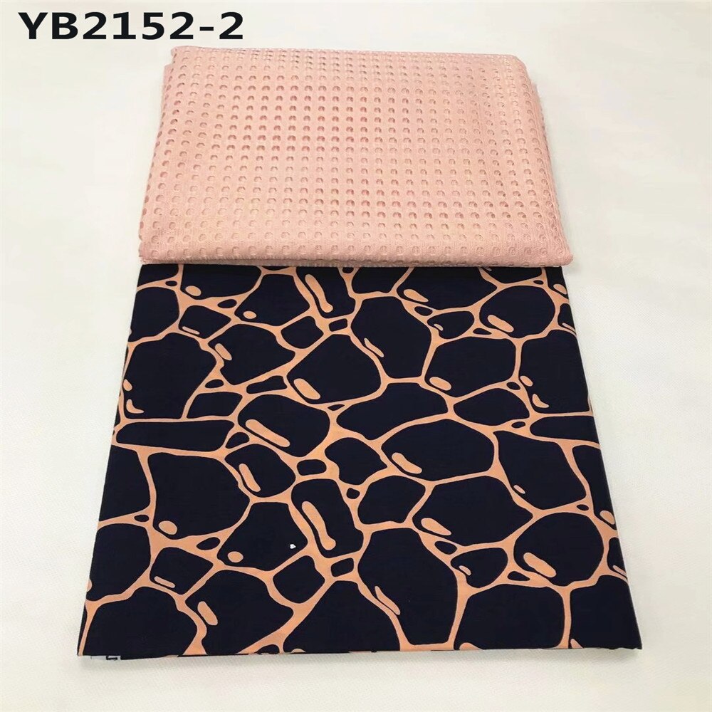 De nieuwste stijl afrikaanse stoffen bedrukte stoffen afrikaanse waxprint 2.5 yards +3 yards totaal