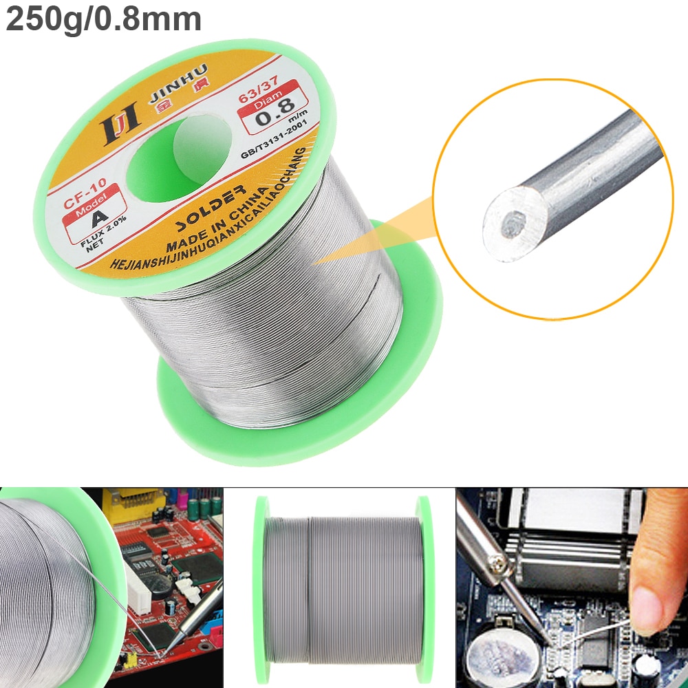 SRA No-Clean Flux Core Solder – 63/37 .031" Diameter, 2 Oz Spool, Melts At 361°F