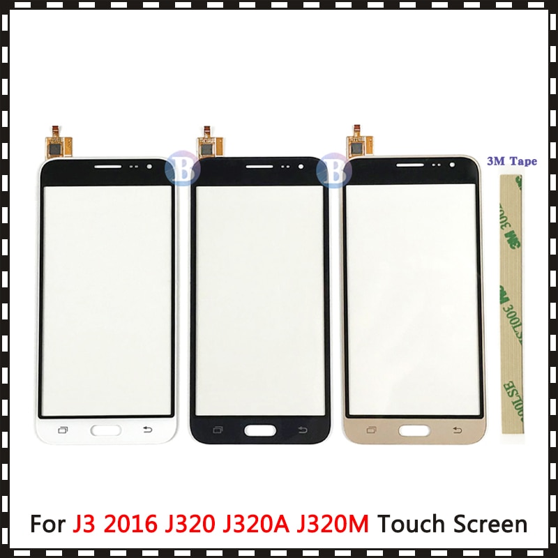 5.0" For Samsung Galaxy J320 J3 J320A J320M J320P J320 Touch Screen Digitizer Sensor Glass Lens Panel