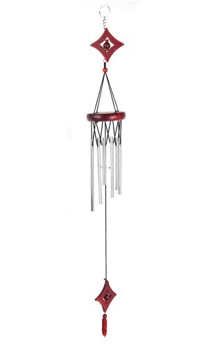Wooden Decor Alloy Wind Chimes Crafts Bells 20 Inch Wind Chimes with Metal Bars for Room Garden Hangings and Decoration: Coins Pendant