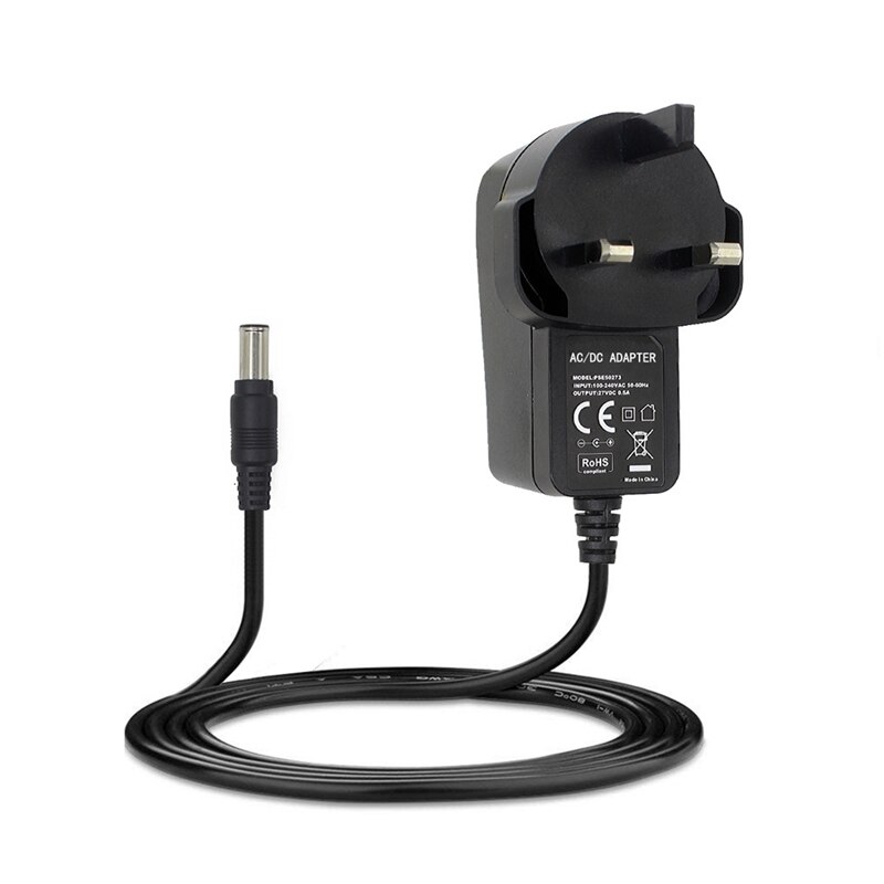 Uk plug, 27v fonte de alimentação para gtech airram aft001 ar01 k9 mk2 carregador aspirador de pó superior