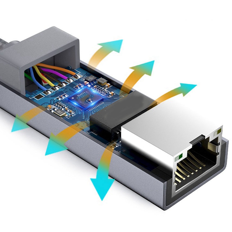 Driver-Gratis Network Adapter Usb 2.5G Ethernet Adapter USB3.0 Om RJ45 Lan Netwerk Adapter 2500Mbps Voor Computer