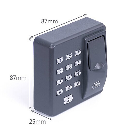 Fingerprint Password Key Lock Access Control Machine Biometric Electronic Door Lock RFID Reader Scanner System Device