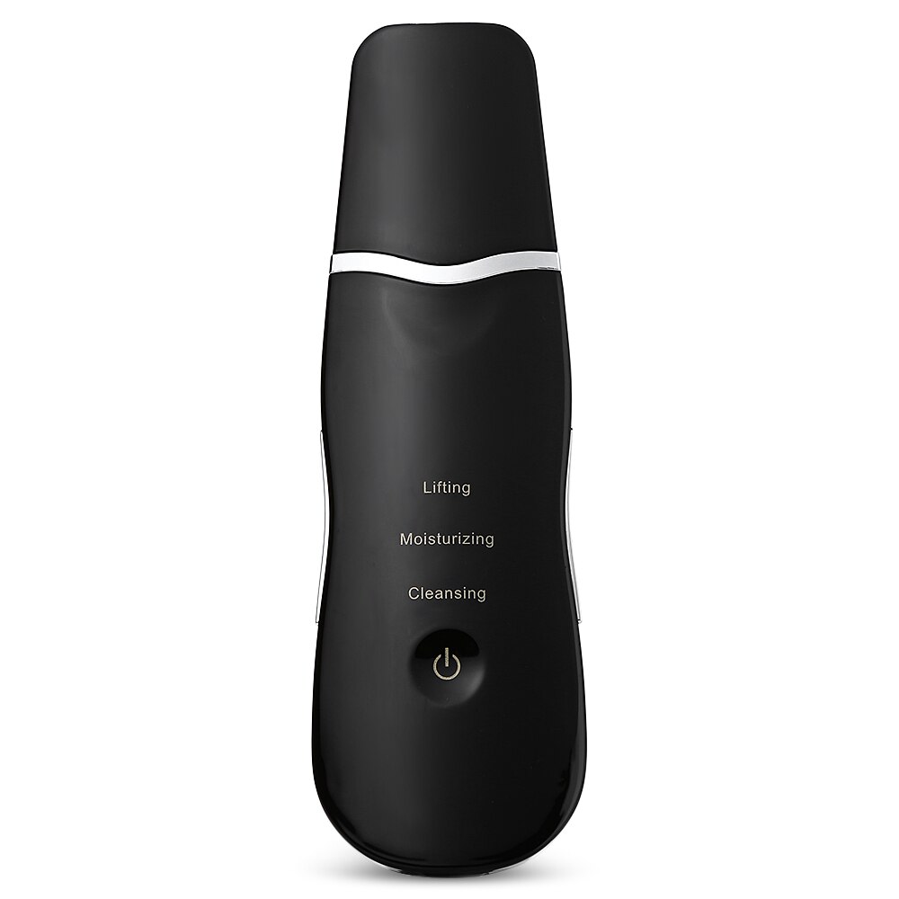 Épurateur à ultrasons pour la peau du visage, rechargeable, nettoyage des pores, à vibrations, outil destiné à l&#39;élimination des points noirs: Black