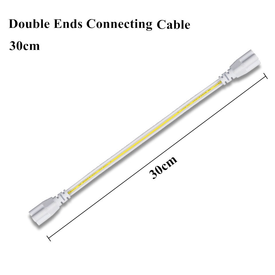 T5 LED Tube Lamp 220V 1FT 2FT LED Fluorescent Tube Neon Light 6W 10W 30cm 60cm Lampara LED Wall Lamps 2835 SMD For Home Lighting: 30cm Connect Cable