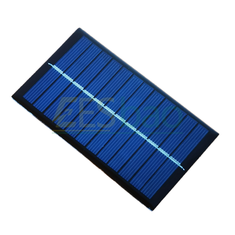 Zonnepaneel 6V 100MA 1W Mini Zonnestelsel DIY Voor Batterij Mobiele Telefoon Opladers Draagbare Zonnecel