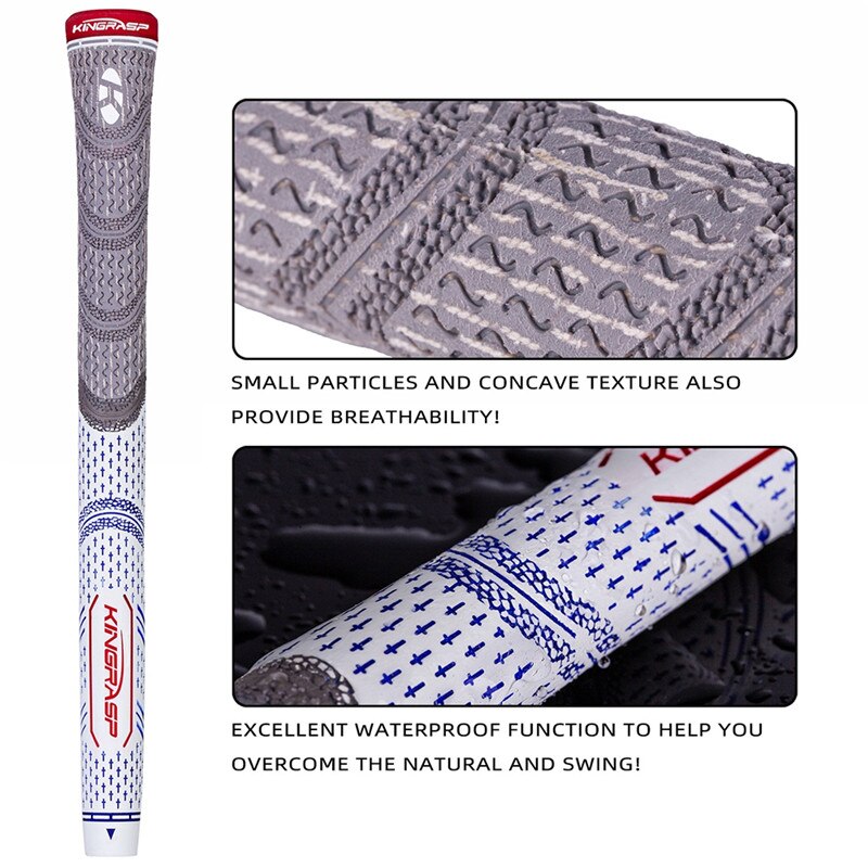 Golf Grips Rubber Golf Driver Grips Wear-Resisting Golf Grips Grip Improves Your Swing Consistency Shock-Absorbing