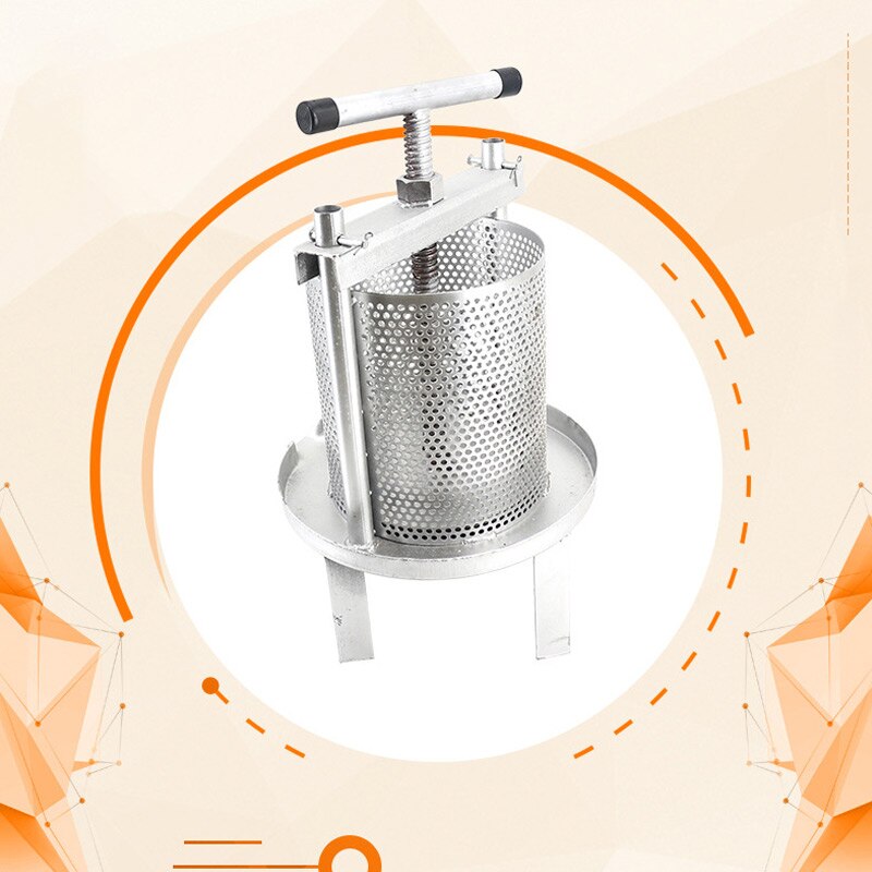 Mesh Stainless Steel Cast Iron Wax Press Beekeeping Mesh Honey Press Equipment Beeswax Presser Beekeeper
