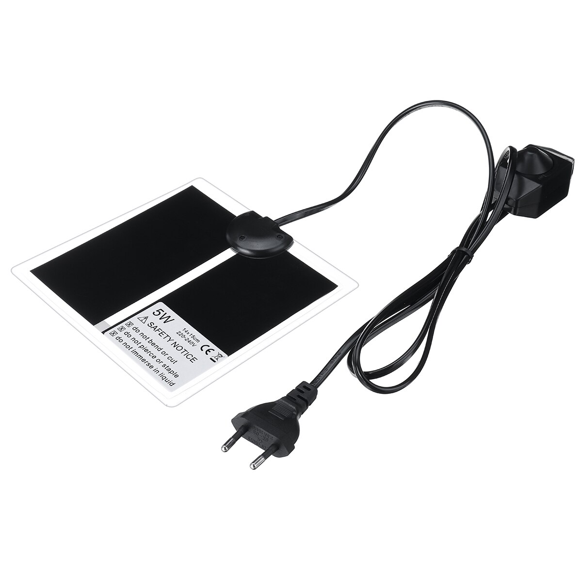 5-45W Adjustable Reptiles Heat Mat Climbing Pet Warm Heating Pads Temperature Controller Mats Reptiles Supplies EU Plug