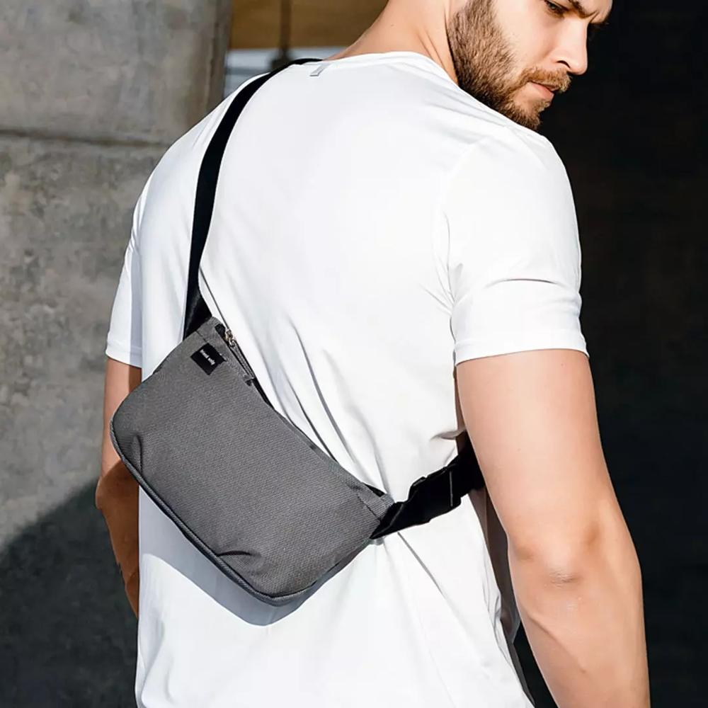 Xiaomi sports outdoor draagbare casual heuptas lichte schoudertassen straatwinkel borsttas tassen