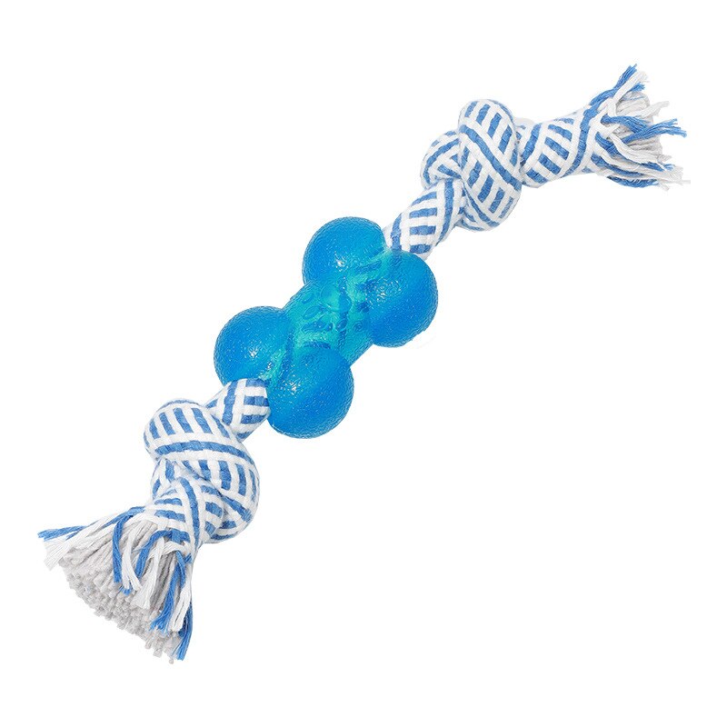 Juguetes Para morder para perros, juguetes con nudo de cuerda para cachorros, limpieza de dientes, entrenamiento interactivo, suministros duraderos para perros: 2