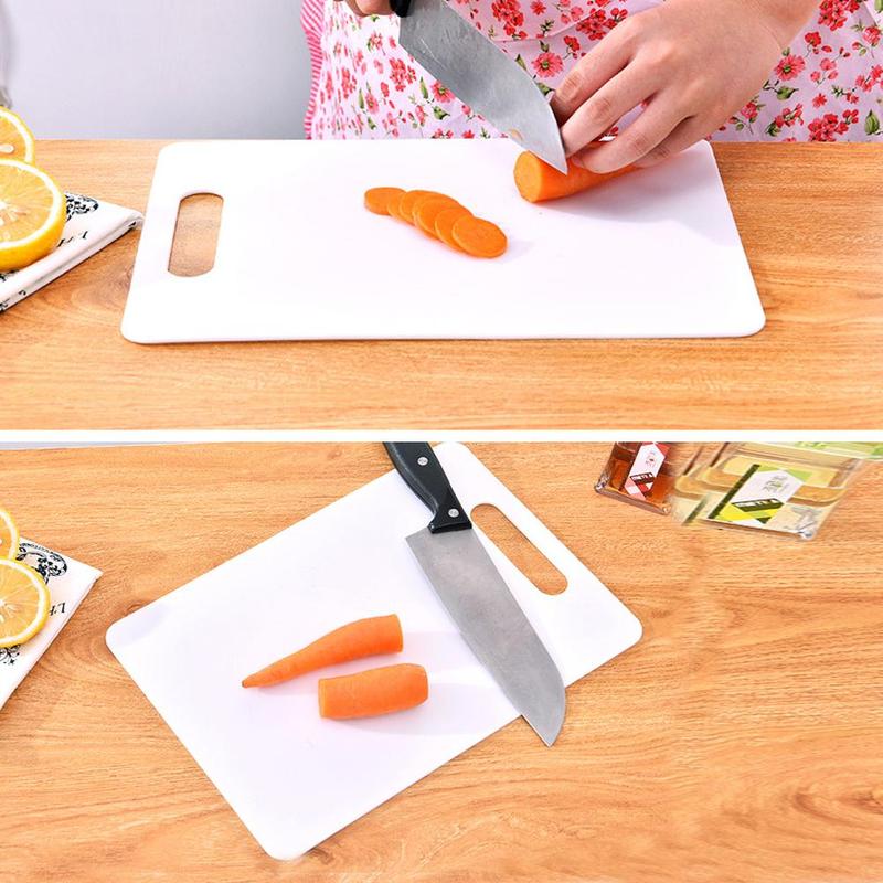 1Pc Plastic Cutting Board Practical Square Plastic Cutting Board Non-slip Cutting Board Cutting Fruit Board Kitchen Tool