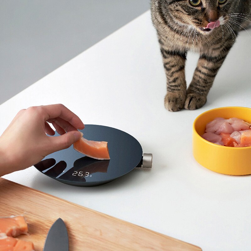 HOTO Smart Kitchen Scale,Bluetooth APP Electronic Scale,Mini Mechanical Scale,Food Weighing Measuring Tool,LED Digital Display