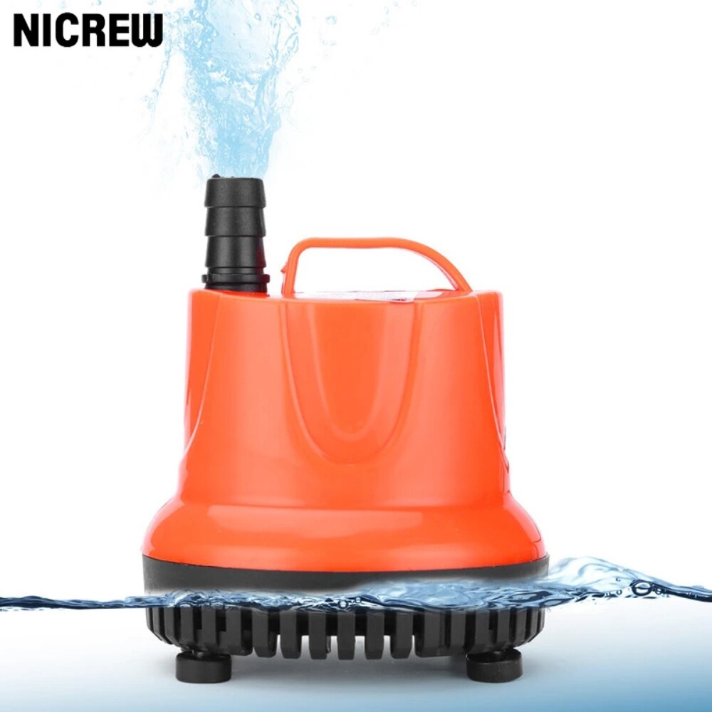 NICREW zatapialne pompa wodna akwarium wylewka kontrola czyszczenia wodą zmień filtr obornik ssania pompa robić akwarium gorący