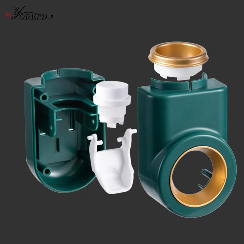 OYOREFD-exprimidor de pasta dental de pared, dispensador de pasta dental completamente automático, soporte para pasta dental de baño, accesorios para el baño