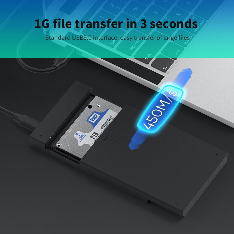 product HDD Enclosure Sata to USB 3.0 Up to 10Gbps High Speed Hard Drive Case for Macbook PC Laptop Accessories