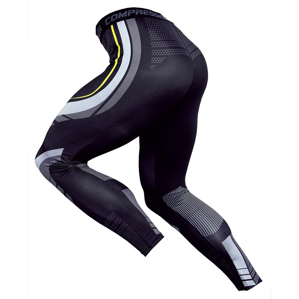Sportkläder kompression motorcykel set herr joggingdräkter 3d tryck sporttights gym leggings herr gym träningskläder