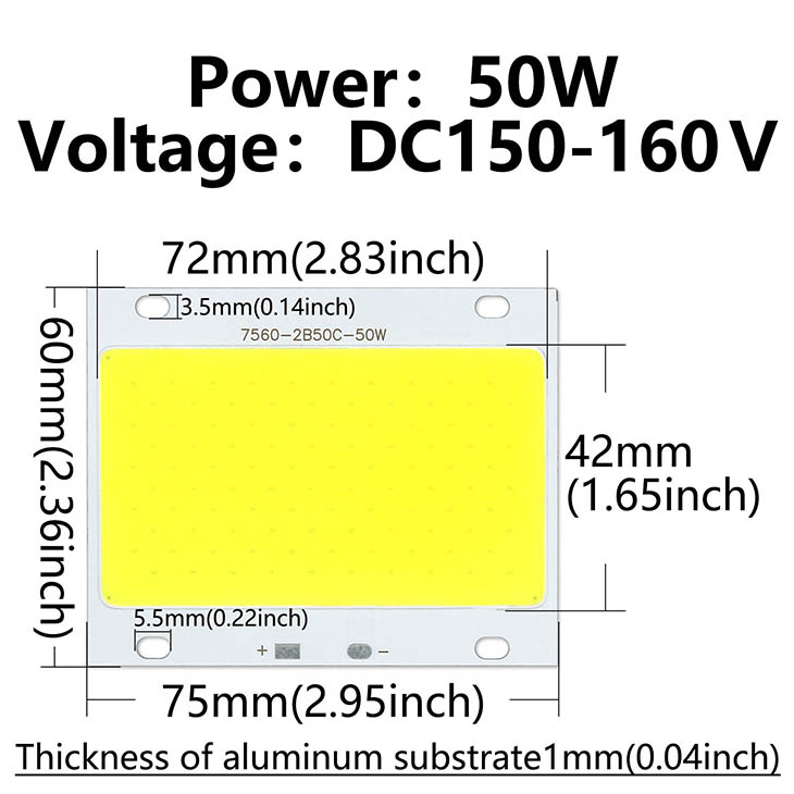 LED Kolben Lampe Perle 10W 20W 30W 50W 100W 150W 200W Flut Tafel Licht LED Birne Strahler draussen Chip Diode Quadratische Lampe Kalt Weiß: MULTI