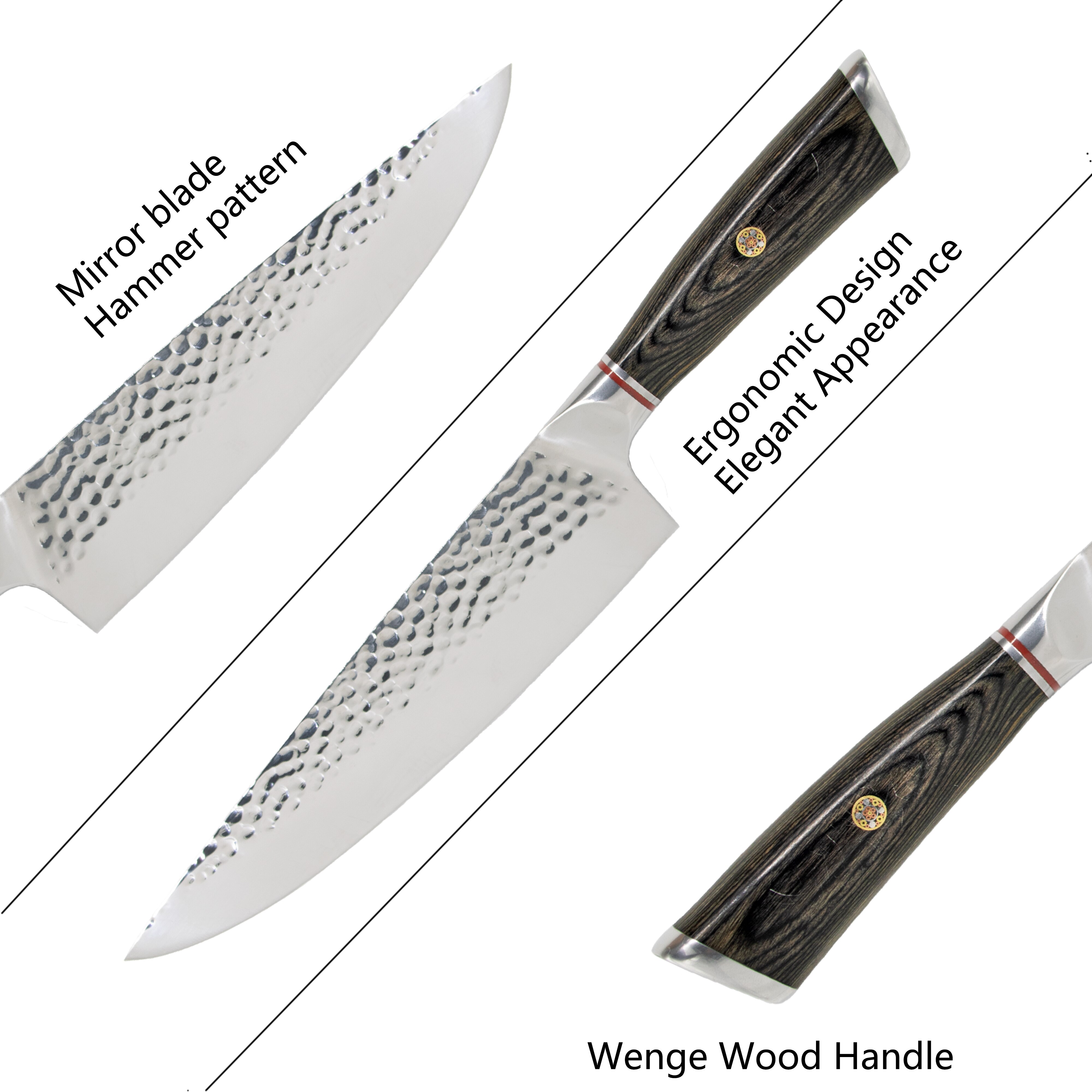Stainless Steel Kitchen Knives Set Forged Kitchen Knife Japanese Chef knife set Slicer Nakiri Paring Knife Meat Cleaver Knife