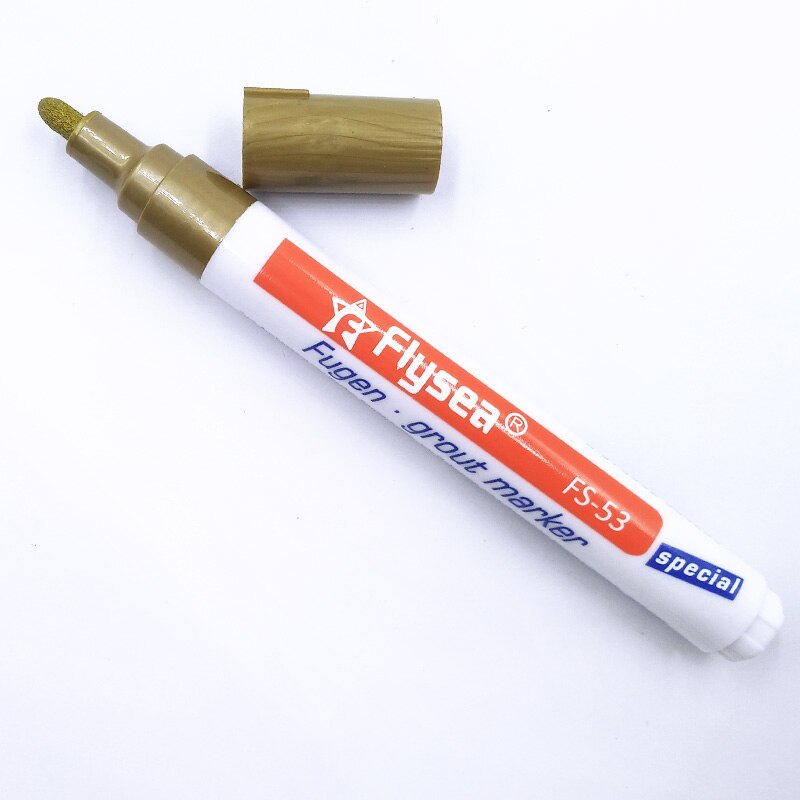 Stylo de réparation de joint de carrelage, stylo de réparation de joint de carrelage, remplissage de carreaux, salle de bains remplissage de porcelaine étanche, outils pour la maison: khaki
