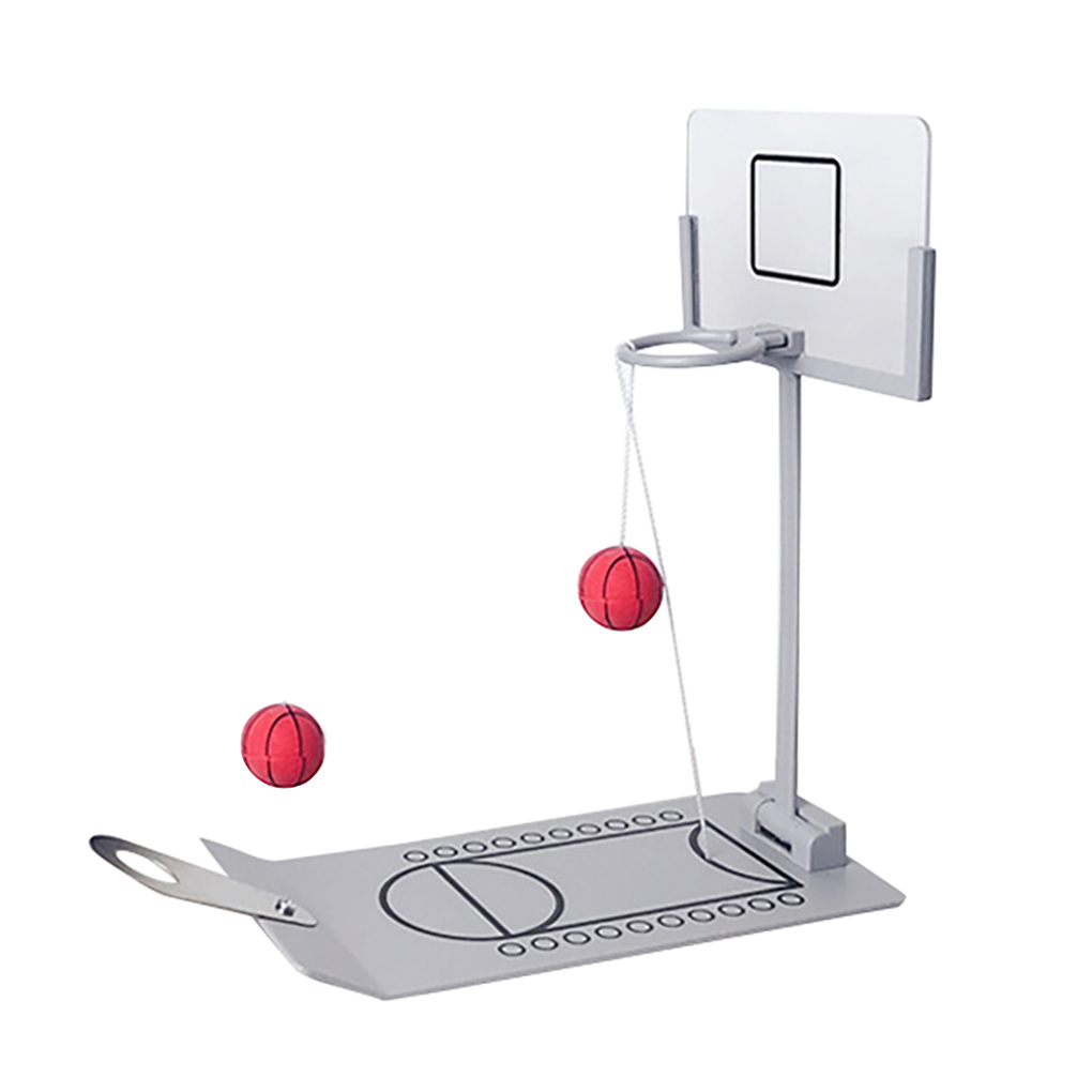 Foldable Mini Basketball Game Stress Relief Toy Office Desktop Table Basketball Birthday Portable Basketball Game Set: C
