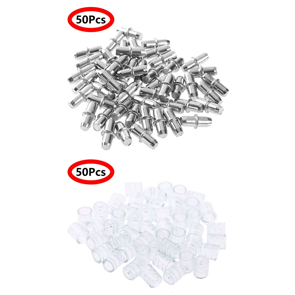 50Pcs Plank Pin/Mouw Metalen Plank Ondersteuning Studs Peg Planken Meubels Kast Kast Boekenkast Plank Ondersteuning Pins Nail