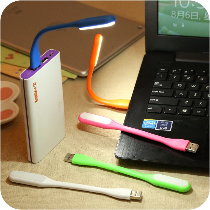 10 Pieces Flexible Back Touch Switch USB L E D Lamp Portable Night Lights For USB Hubsi Power Bank Computer Notebook