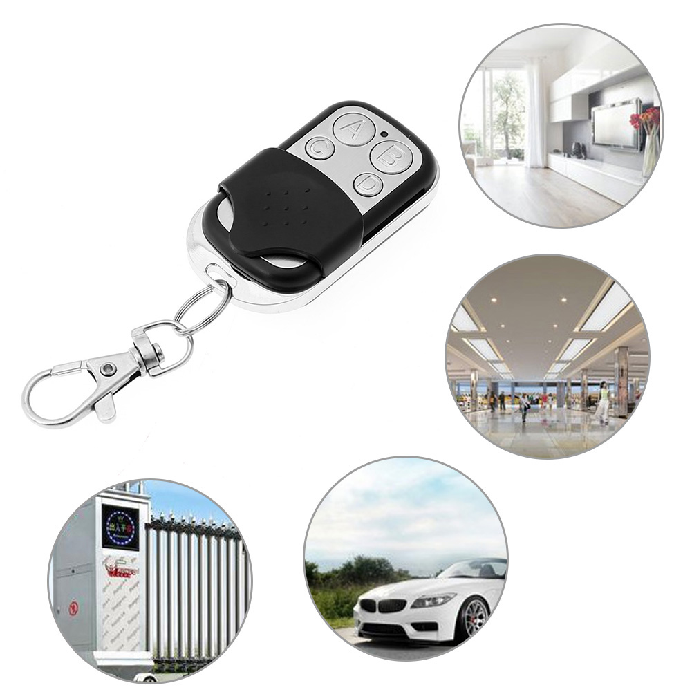 5 pçs duplicador de controle remoto 4 botões 433mhz duplicador abridor de porta substituição universal sem fio portátil para portão garagem