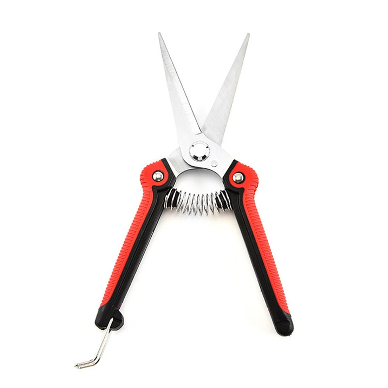 Straight Blade Pruning Cut Shrub Tool Plant Horticulture Leaf Trimmer Shear Scissor Pruner Garden Fruit Flower Orchard