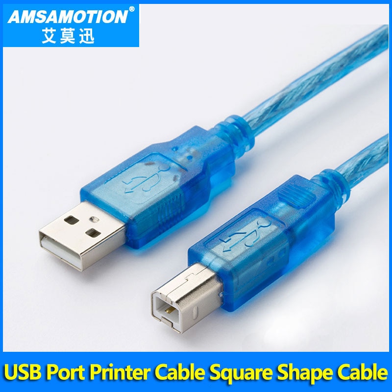 Omron Plc Kabel Usb Printer Kabel Vierkante Poort Usb 2.0 Kabel Omron CP1H Kabel 2M Lengte
