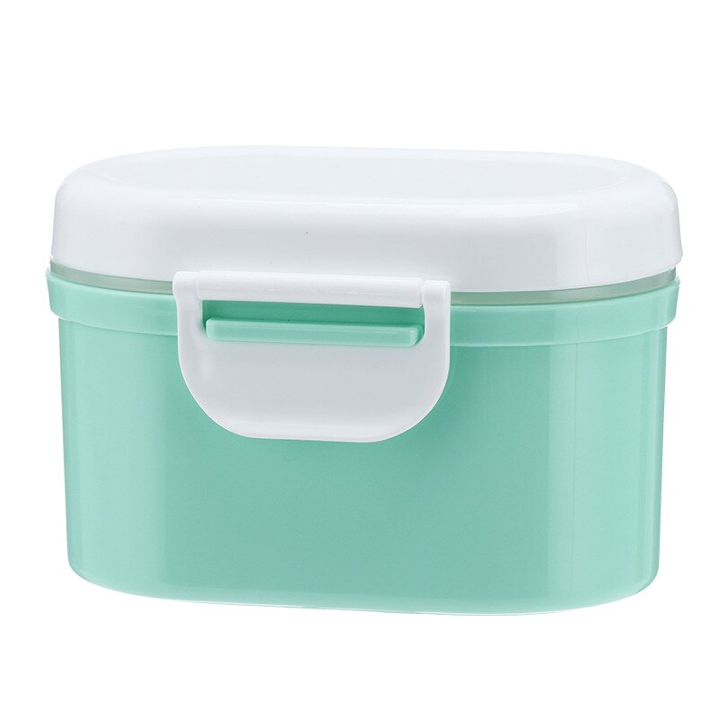 Baby Milk Powder Container Storage Large Capacity Multilayer Infants Kids Food PP Box Baby Feeding Food Storage Boxs Baby Stuff: Small-Green