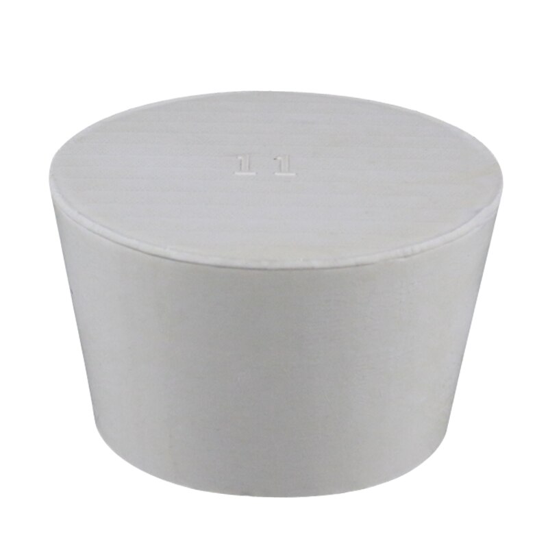 Silicone Rubber Sponge Stopper Hole Plug Lab Flask Test Tube Bottle Glassware Tapered Rubber Plug Bung Stopper