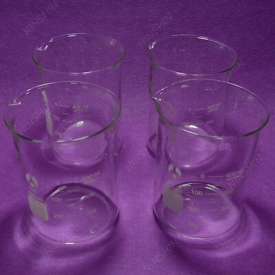 500 ML Glass Beaker, 4pcs/lot,lab Glassware,GG17 Laboratory Beakers