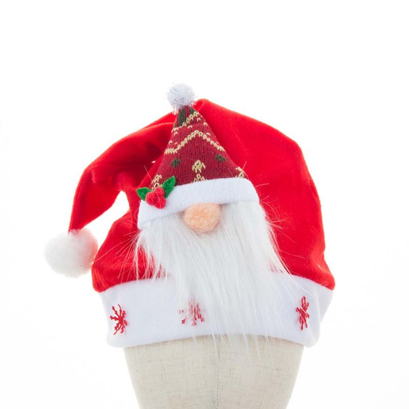 Kerst Zweedse Gnome Santa Pop Hoed Unisex Cap Voor Party Home Decor Xmas