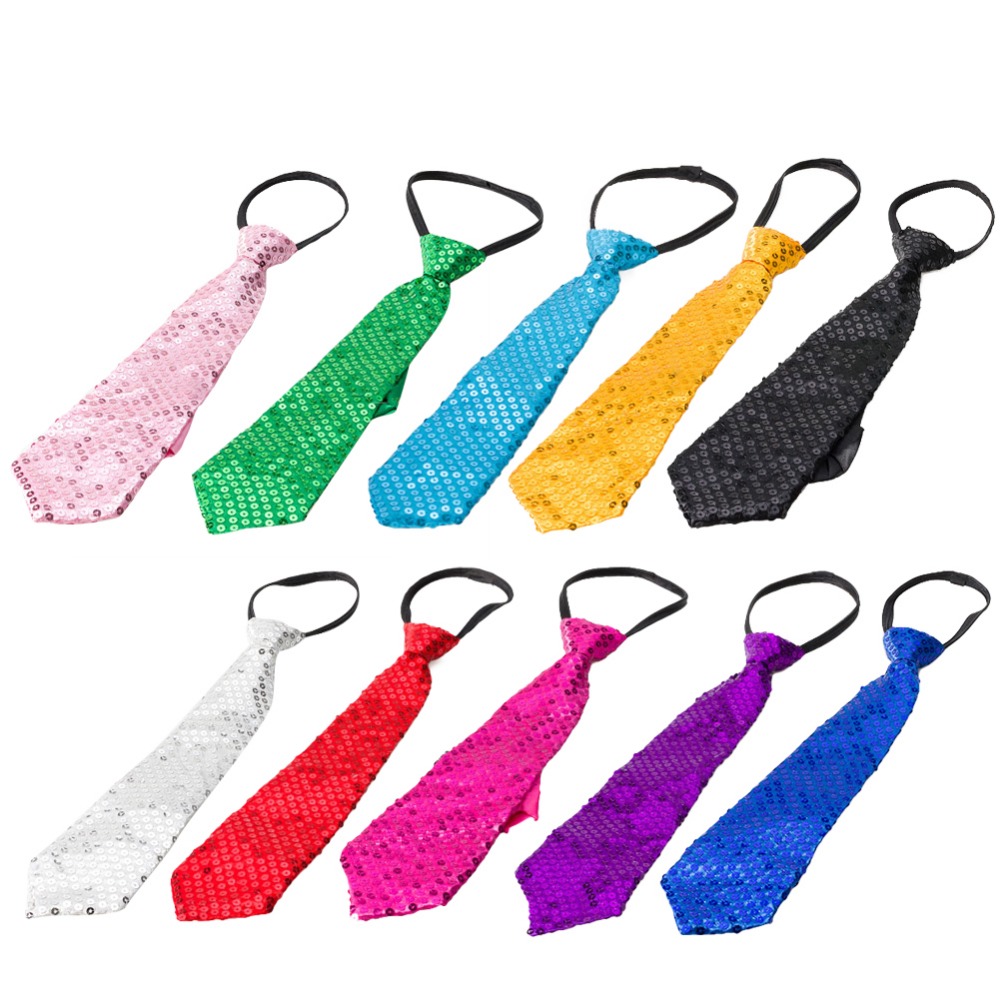 Pajarita de lentejuelas para niños y niñas, lazo elástico ajustable para boda, para actuaciones en el escenario, líder en ventas escolares