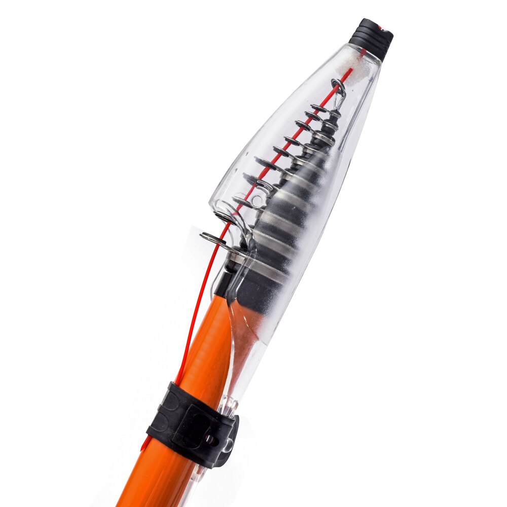 Orange Superhard Rock Fishing Rod Carbon Telescopic Rockies Rods 2.4m 2.7m 3.0m 3.6m 4.5m 5.4m 6.3m Spinning Pole