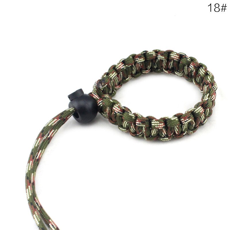 Universal kamera håndledsrem til dslr håndlavet faldskærmsreb kamera armbånd kamera tilbehør: 18