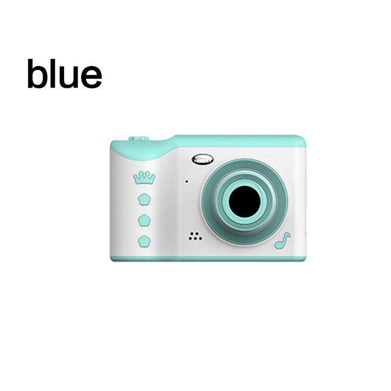 Kinderen Mini Camera 2.8 inch Touch Screen Digitale Camera Dual Lens 8MP 1080P Foto Video Kids Camera Voor Kinderen: Blue / With 32GB Card