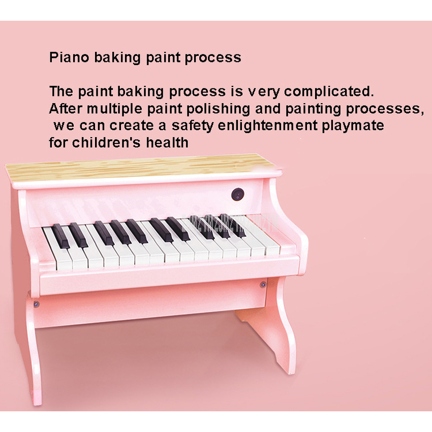 Mini Piano en bois pour enfants de 1 à 5 ans, 25 touches, clavier en bois, petit Instrument de musique acoustique