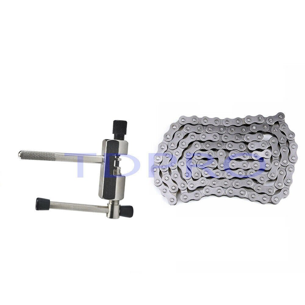 TDPRO 415-110L Chain & Chain Breaker Fr 2-Stroke 50cc 66cc 80cc Motorized bicycle Bike